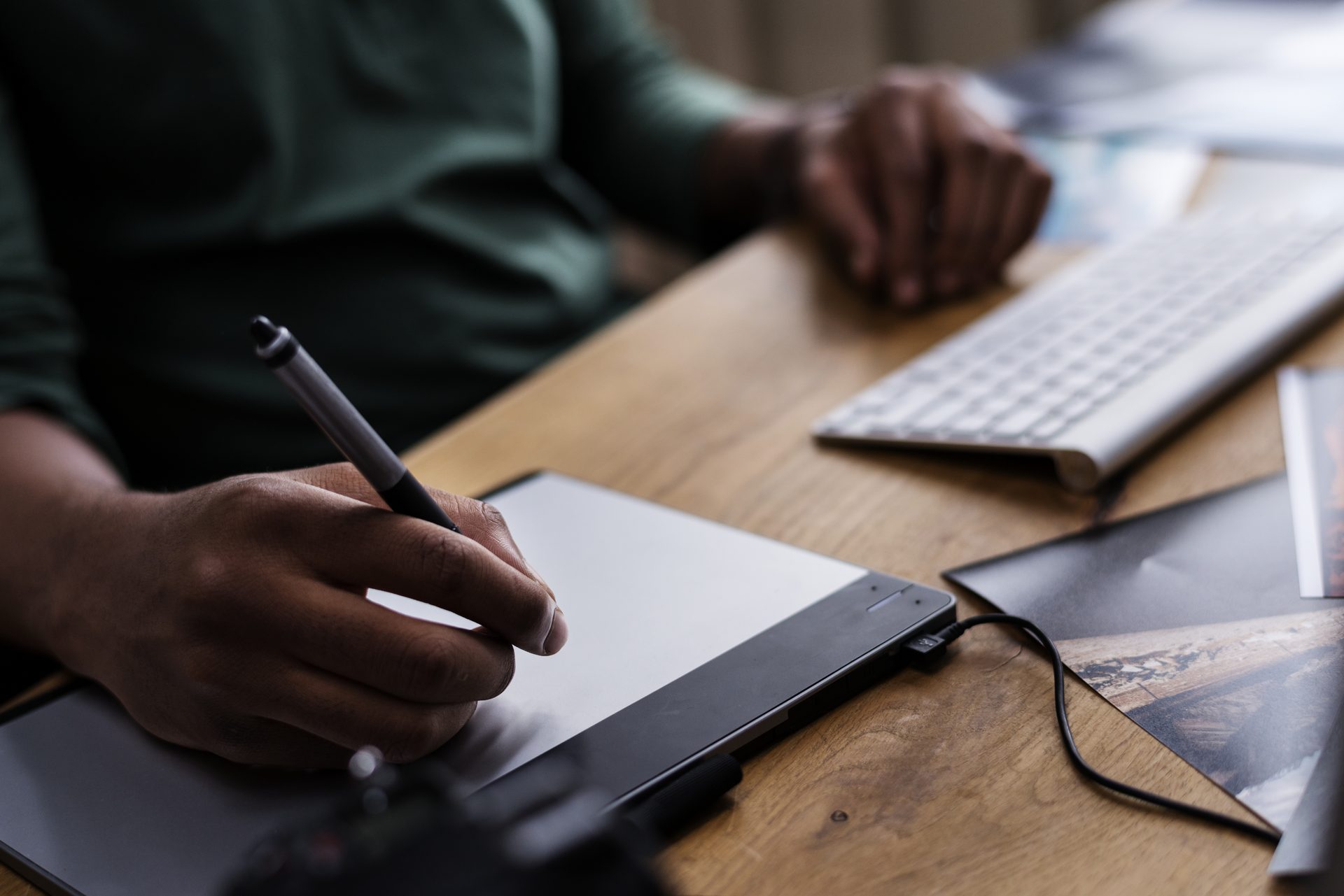 Création de contenu numérique à l’aide d’une tablette graphique et d’un ordinateur